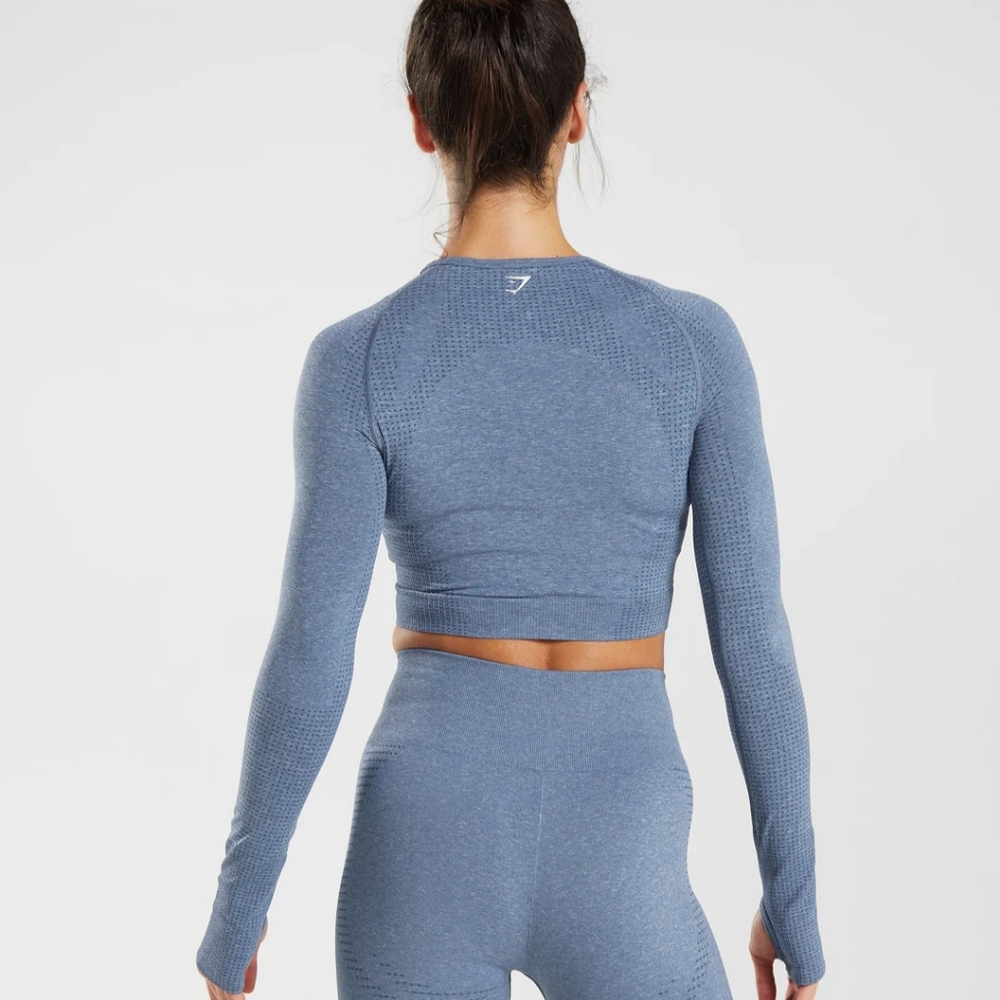 Vital Seamless 2.0 Long Sleeve Crop - Picture 2 of 9